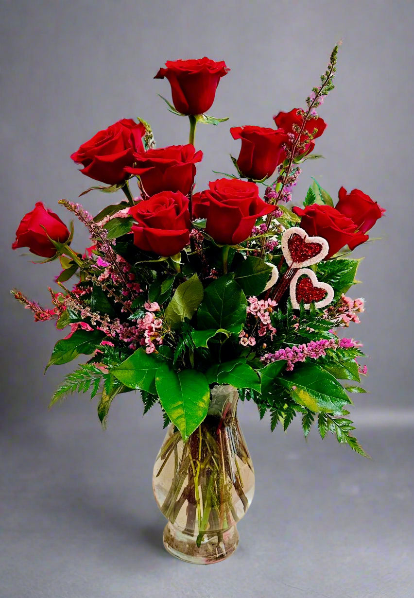 One Dozen Premium Roses