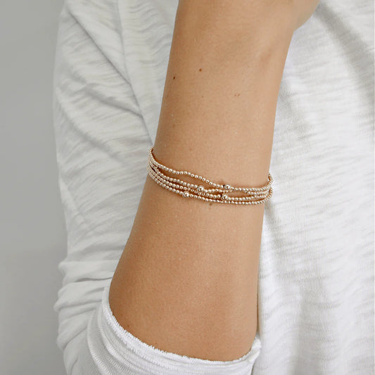 Gold Filled & Beaded Bracelets