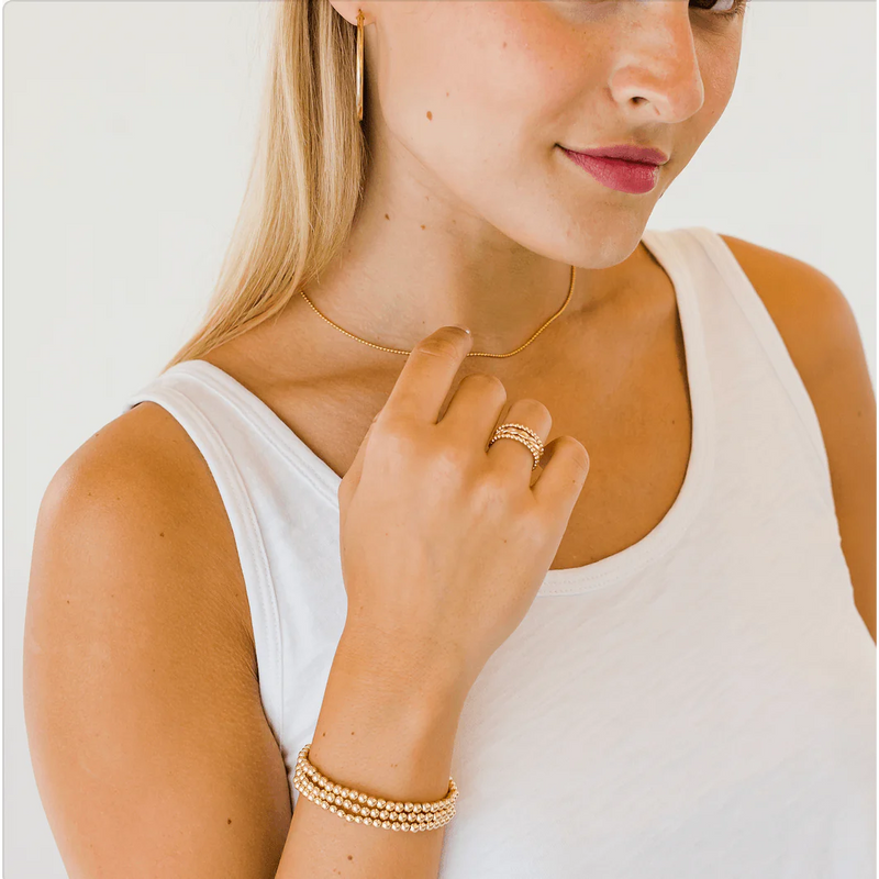 Gold Filled & Beaded Bracelets