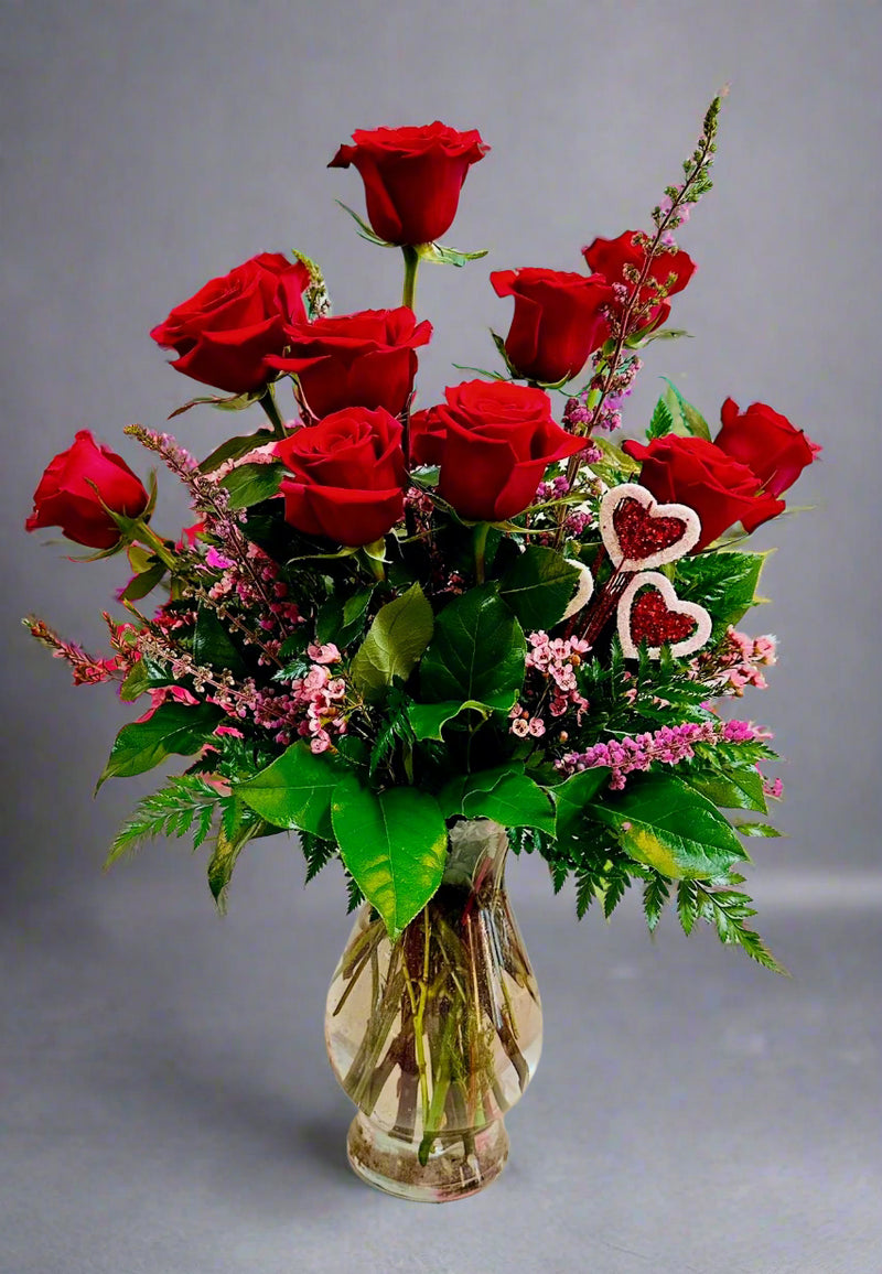 One Dozen Premium Roses