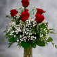 Half Dozen Premium Roses