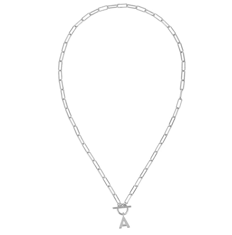 Toggle Initial Necklace