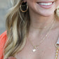 Toggle Initial Necklace