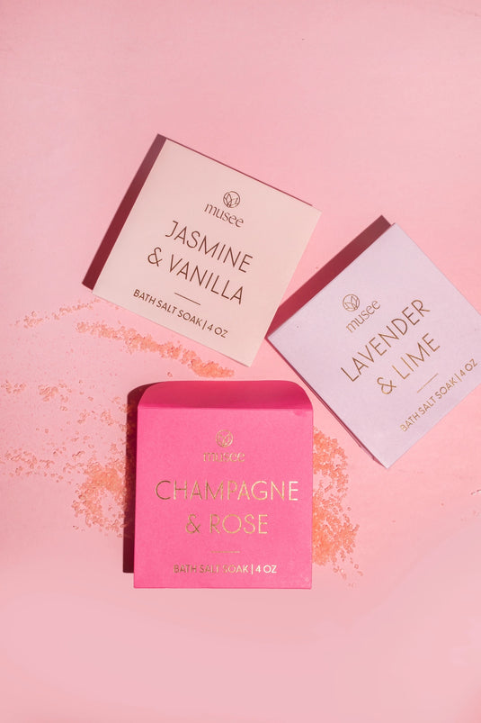 Image Lavender & Lime Mini Bath Salt Soak