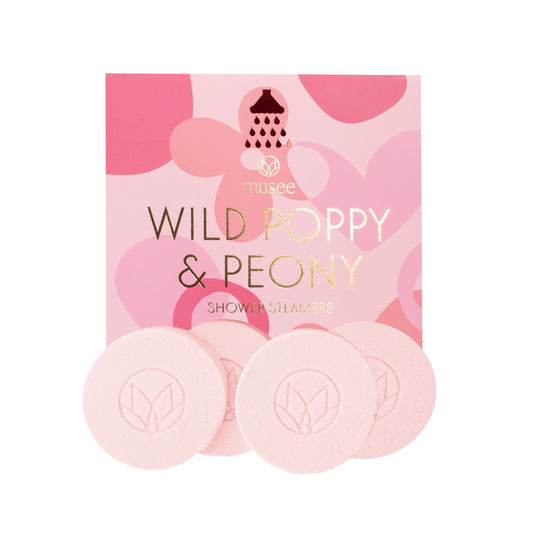 Wild Poppy & Peony Shower Steamer Set